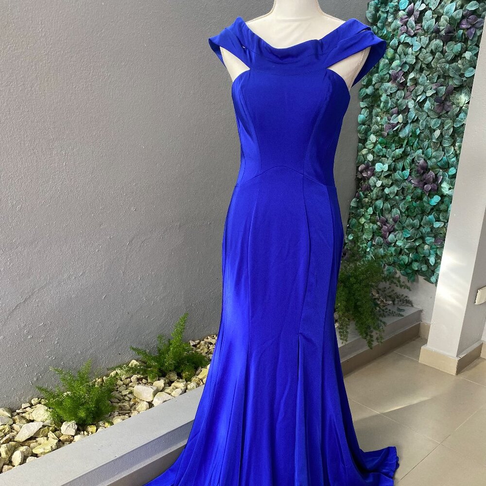 Elegant boat neckline dress / Size Small
